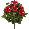 image:imageNearly Natural 20 Hibiscus Set of 4 Artificial Plant Red