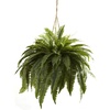 image:imageNearly Natural 22 in Artificial Boston Fern Hanging Basket for Home Decor36 in