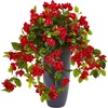 image:imageNearly Natural 26 in Artificial Bougainvillea Plant in Planter Patio Decor
