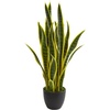 image:imageNearly Natural 26 in Sansevieria Artificial Silk Plants Green