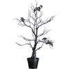 image:imageNearly Natural 2ft PreLit Halloween Black Spooky Twig Tree with Bats and 40 LED Lights