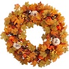 image:imageNearly Natural 30 in Artificial Autumn Pumpkin Maple Leaf Wreath Wall Decor