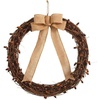 image:imageNearly Natural 30in Fall Acorn and Decorative Bow Autumn Wreath
