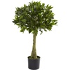 image:imageNearly Natural 3ft Bay Leaf Topiary UV Resistant IndoorOutdoor