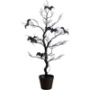 image:imageNearly Natural 3ft PreLit Halloween Black Spooky Twig Tree with Bats and 100 Orange amp Purple LED Lights