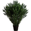 image:imageNearly Natural 4 ft Artificial Cedar Bush UVResistant Outdoor Porch Decor