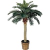 image:imageNearly Natural 4 ft Artificial Sago Palm Tree in Wicker Basket Floor Plant