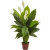 image:imageNearly Natural 42 in Artificial Spathiphyllum Peace Lily Real Touch Plant