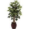 image:imageNearly Natural 44in Ficus Tree with Decorative Planter