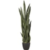 image:imageNearly Natural 48 in Artificial Sansevieria Snake Plant with Pot