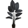 image:imageNearly Natural 4ft Artificial Halloween Black Travelers Palm Tree  Indoor Tropical Decor for Halloween Display