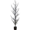 image:imageNearly Natural 4ft PreLit Halloween Black Spooky Twig Tree with Orange amp Purple LED Lights