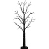 image:imageNearly Natural 4ft PreLit Halloween Black Twig Artificial Fall Tree with 240 Orange and Purple LED Lights