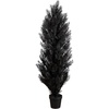 image:imageNearly Natural 4ft UV Resistant Artificial Halloween Black Cedar Tree  IndoorOutdoor
