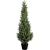 image:imageNearly Natural 4ft UVResistant Artificial Boxwood Topiary Tree  Lifelike Greenery for Indoor and Outdoor Decor Includes Nursery Planter