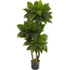 image:imageNearly Natural 5 ft Artificial Bird Nest Tree with Pot for Patio Decor