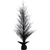 image:imageNearly Natural 5 ft Prelit Artificial Halloween Black Twig Tree Room Decor