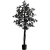 image:imageNearly Natural 5ft Artificial Halloween Black Maple Tree with Natural Trunk  Indoor Decor for Haunting Holiday Display