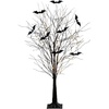 image:imageNearly Natural 5ft PreLit Halloween Black Twig Tree with Bats and 50 LED Lights