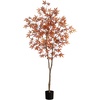 image:imageNearly Natural 6 ft Artificial Autumn Japanese Maple Fall Tree Floor Plant