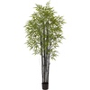 image:imageNearly Natural 6 ft Artificial Black Bamboo Tree UVResistant Floor Plant