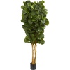 image:imageNearly Natural 6 ft Artificial Fiddle Leaf Fig Tree with Nursery Pot7ft
