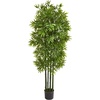 image:imageNearly Natural 64 Bamboo Artificial Green Trunks UV Resistant IndoorOutdoor Silk Trees