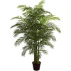 image:imageNearly Natural 65 ft Artificial Areca Palm UVResistant Tree with Pot
