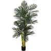 image:imageNearly Natural 65 ft Artificial Golden Cane Palm Tree with Nursery Pot6ft 6in