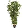image:imageNearly Natural 6ft Bamboo Artificial Tree Real Touch UV Resistant IndoorOutdoor
