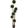 image:imageNearly Natural 6ft Boxwood Ball Topiary Artificial Tree with Natural Trunk UV Resistant IndoorOutdoor