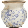 image:imageNearly Natural 7 in Tuscan Ceramic Blue Scroll Urn Vase Floral Room Decor7in