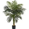 image:imageNearly Natural 8 ft Artificial Golden Cane Palm Tree with Nursery Pot4ft