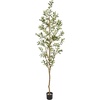 image:imageNearly Natural 82in Artificial Olive Tree Faux Greenery with Lifelike Branches for Indoor Home Decor