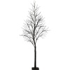 image:imageNearly Natural 8ft PreLit Halloween Black Twig Tree with 216 Orange amp Purple LED Lights