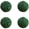 image:imageNearly Natural 8in UV Resistant Artificial Boxwood Ball Set of 4  IndoorOutdoor