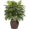 image:imageNearly Natural Areca Palm with Vase Silk Plant 38 x 27 x 25