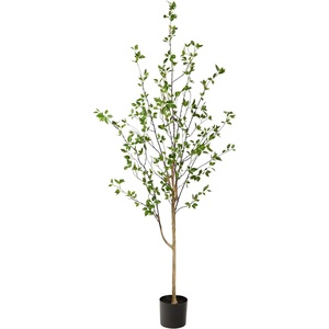 image:imageNearly Natural 10 ft Artificial Minimalist Citrus Tree Bendable Floor Plant6ft 6in