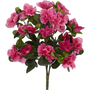 image:imageNearly Natural 13 in Artificial Azalea Pink Flowers Bedroom Decor Set of 4