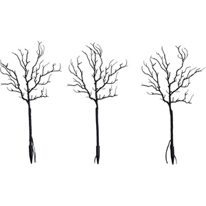 image:imageNearly Natural 14in PreLit Halloween Black Twig Branches with 45 Orange LED Lights  Set of 3