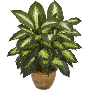 image:imageNearly Natural 18 in Artificial Dieffenbachia Plant in Ceramic Planter