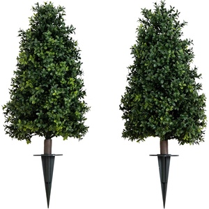 image:imageNearly Natural 25 ft Artificial UVResistant Boxwood Plant Set of 2