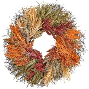 image:imageNearly Natural 26 in Fall Sorghum Harvest Autumn Artificial Wreath
