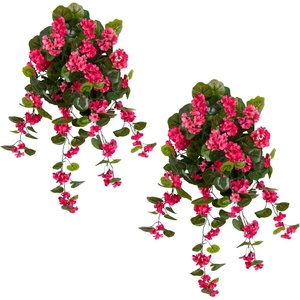 image:imageNearly Natural 29 in Artificial Geranium UVResistant Outdoor Porch DecorPink