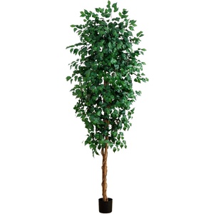 image:imageNearly Natural 3 ft Artificial Ficus Tree with Natural Wood Trunks8ft