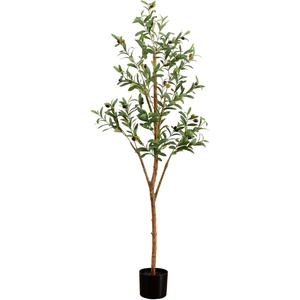 image:imageNearly Natural 3 ft Artificial Olive Tree with Natural Trunk for Decor5ft