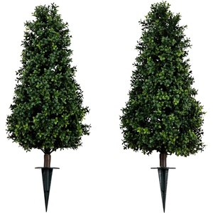 image:imageNearly Natural 3 ft UVResistant Artificial Boxwood Set of 2 with Stake