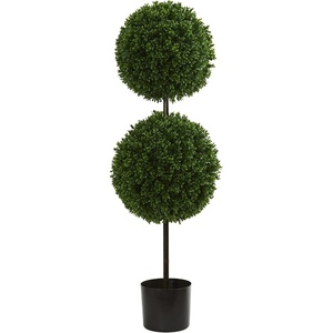image:imageNearly Natural 35ft Boxwood Double Ball Artificial Topiary Tree UV Resistant IndoorOutdoor