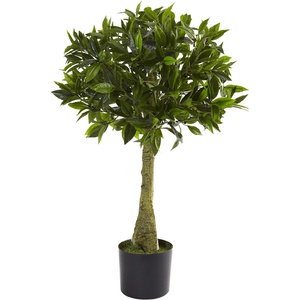 image:imageNearly Natural 3ft Bay Leaf Topiary UV Resistant IndoorOutdoor