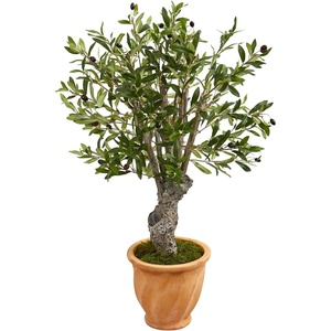image:imageNearly Natural 3ft Olive Artificial Tree in Terracotta Planter